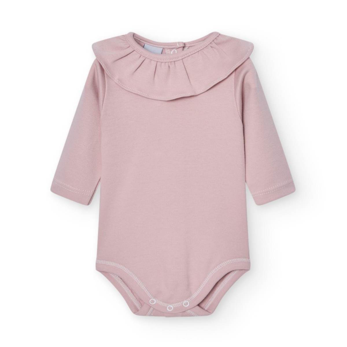 Ver Body liso cuello volante maquillaje