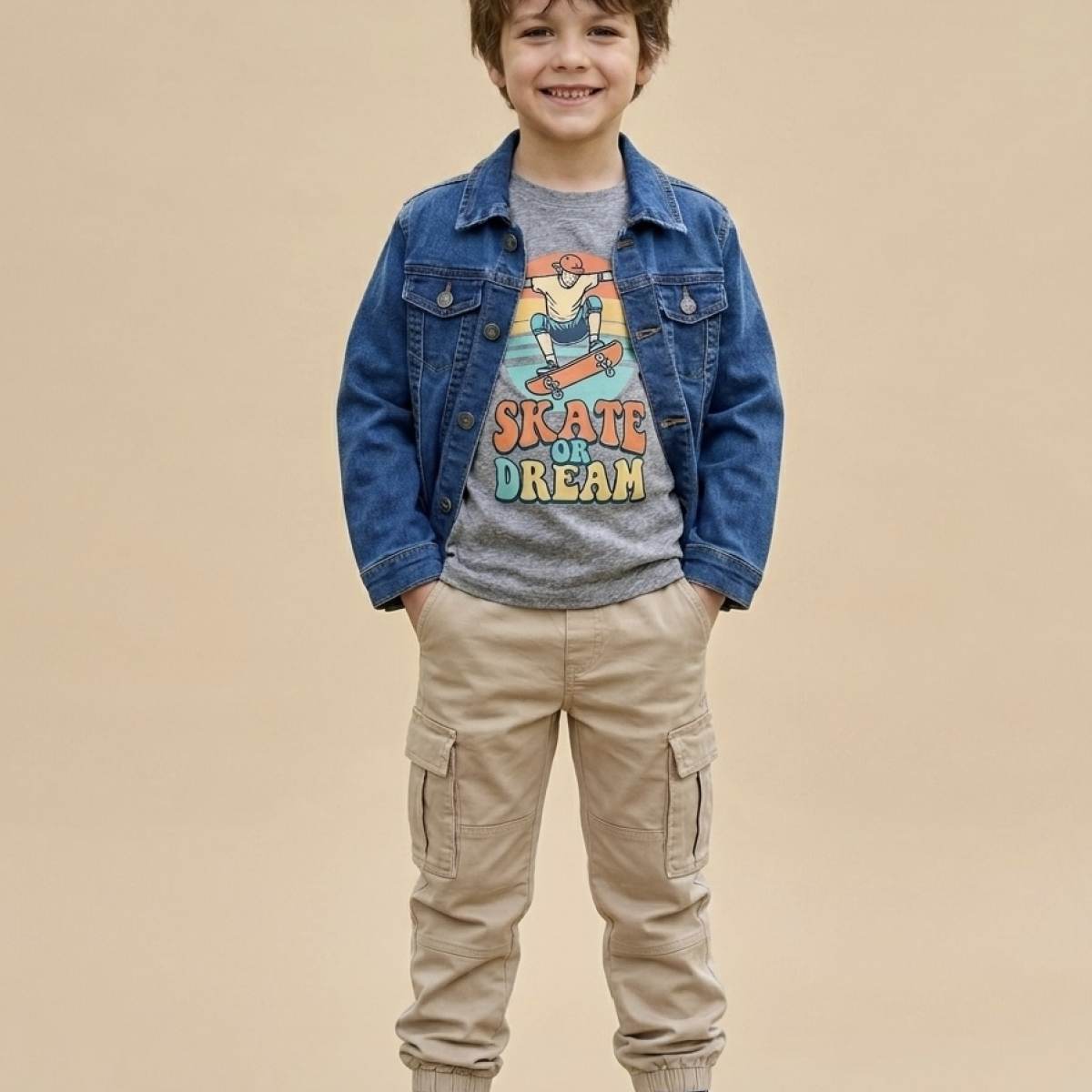 Ver Chaqueta vaquera osc niño
