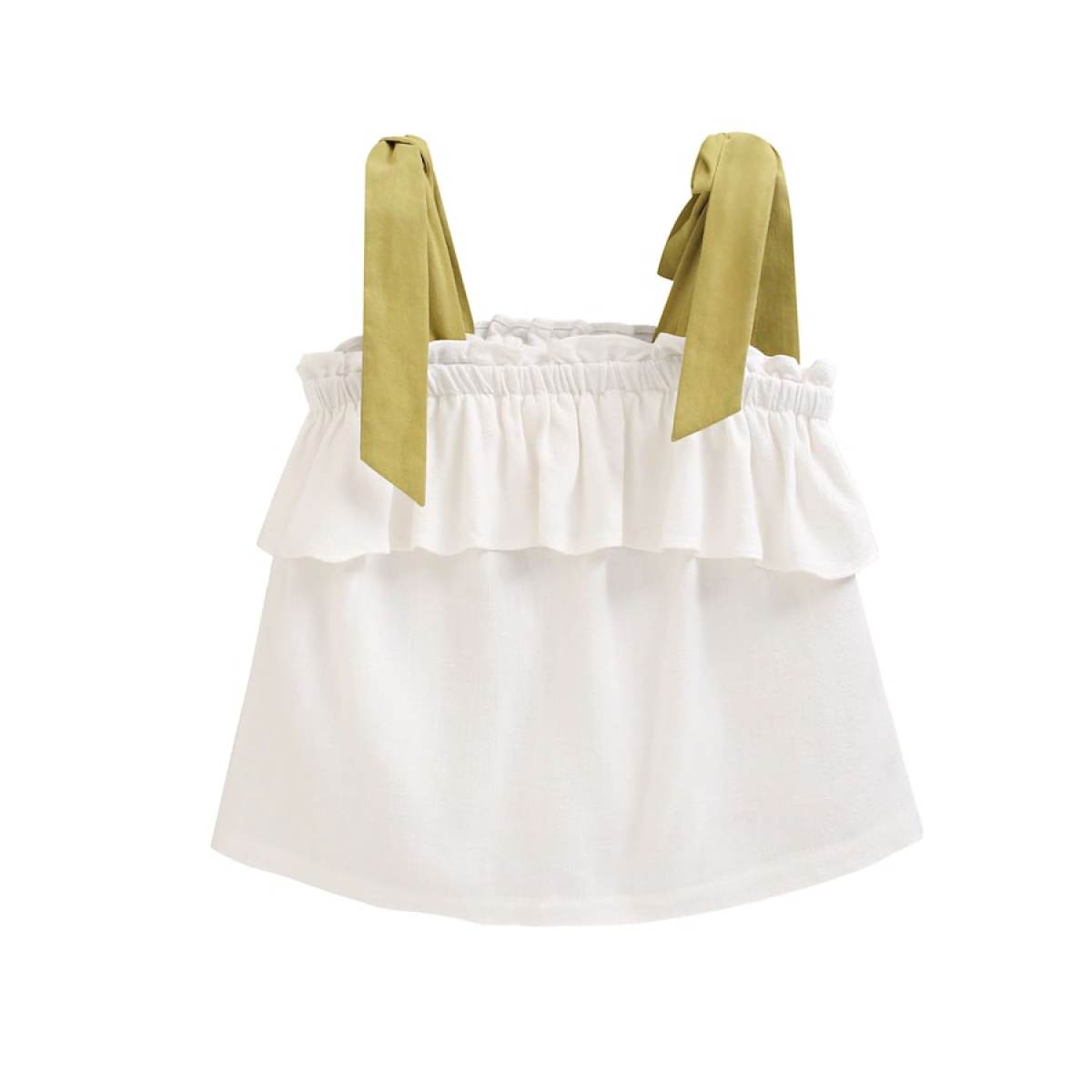 Ver Blusa niña tirantes ajustables pistacho