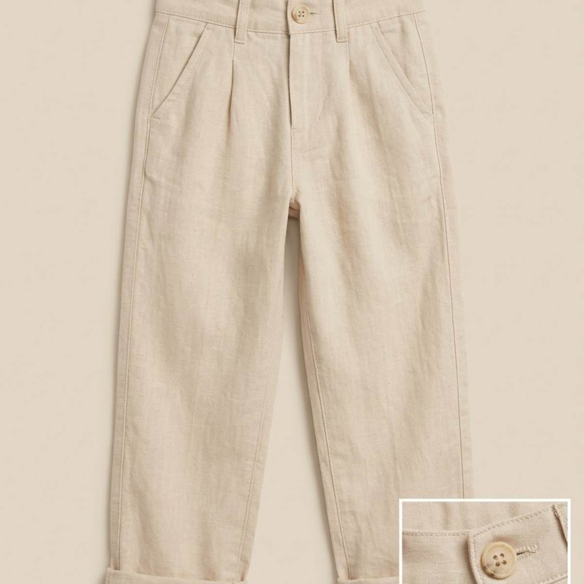 Ver Pantalón suelto lino niño