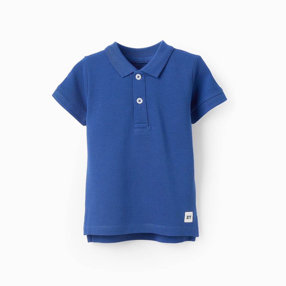 Ver Polo básico niño, azul eléctrico