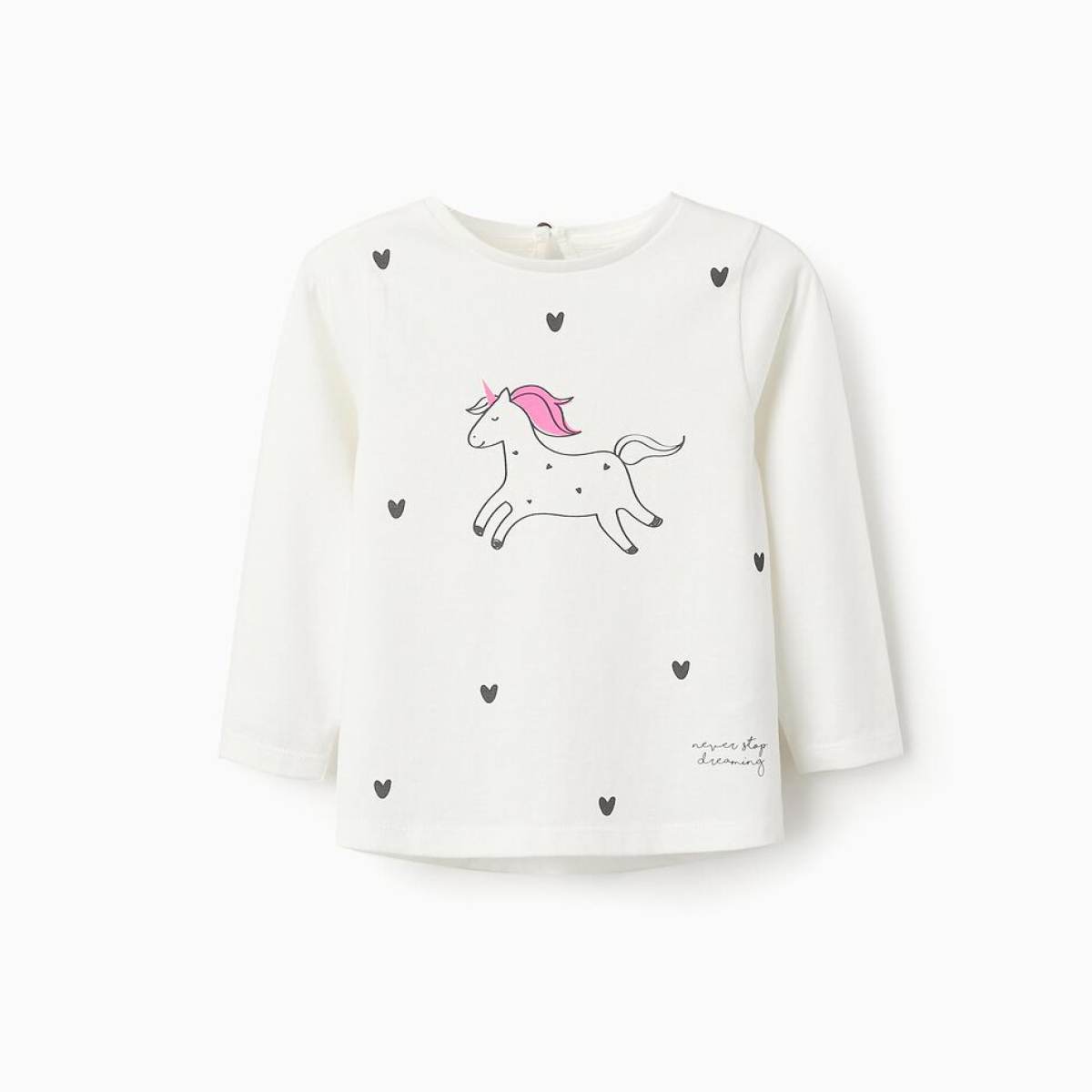 Ver Camiseta bebé niña unicornio