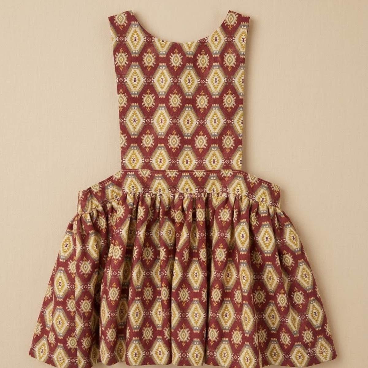 Ver Vestido peto niña esmeralda
