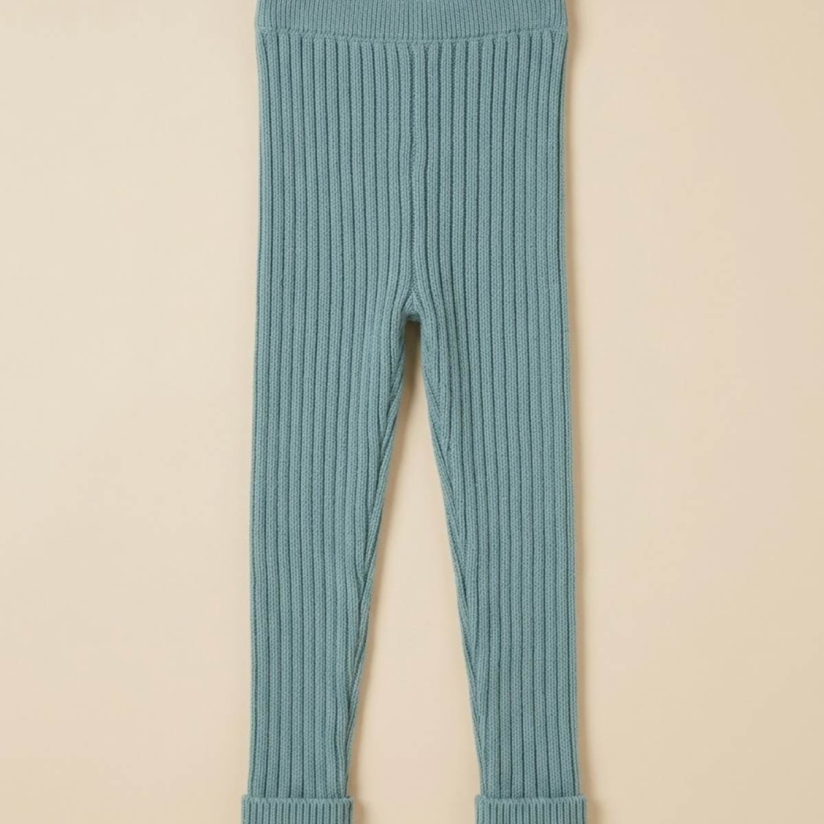 Ver Pantalón punto canalé unisex verde