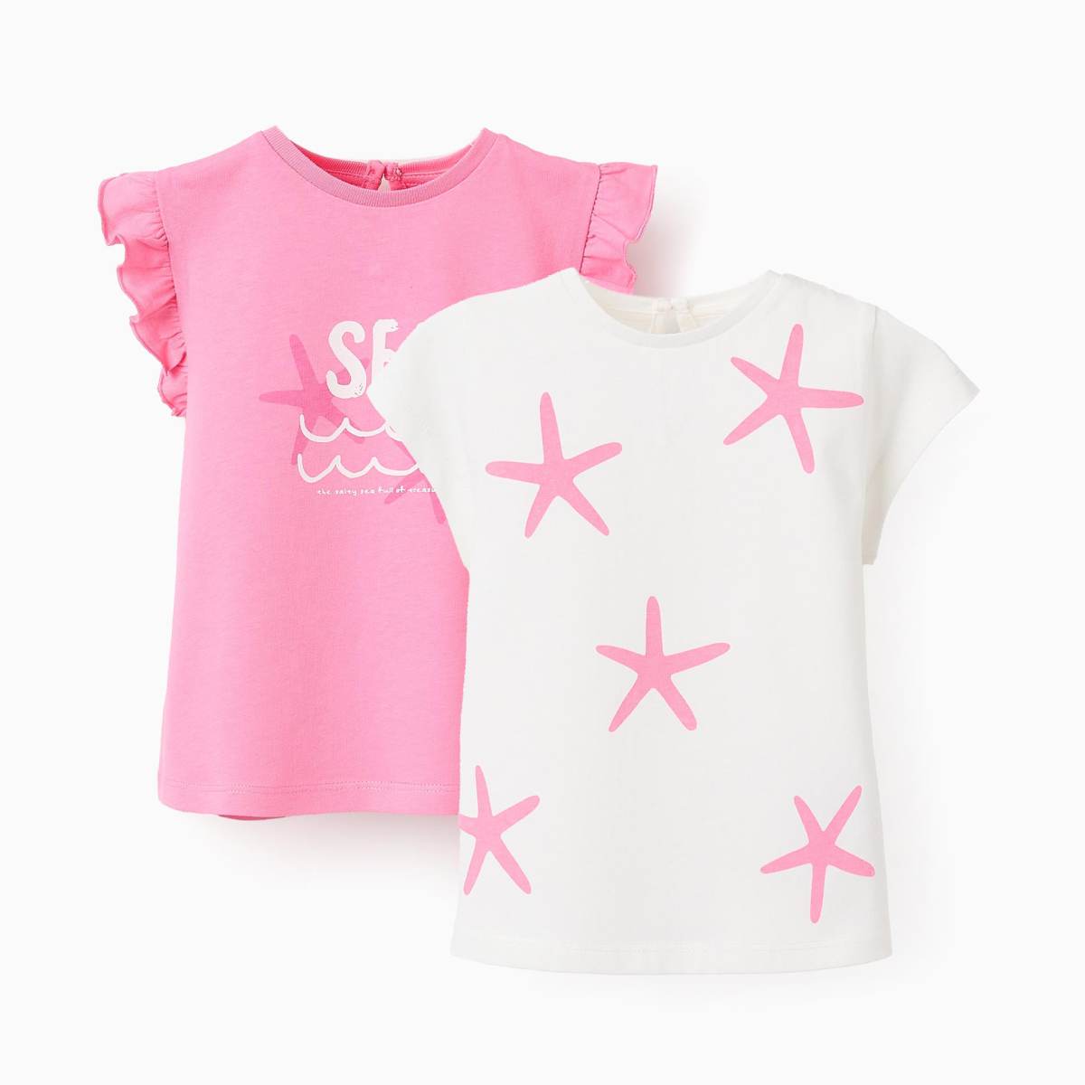 Ver Camiseta bebé niña sea, rosa