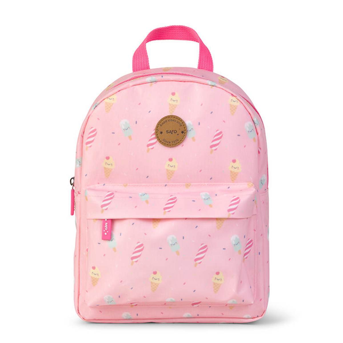 Ver Saro mochila rosa helados