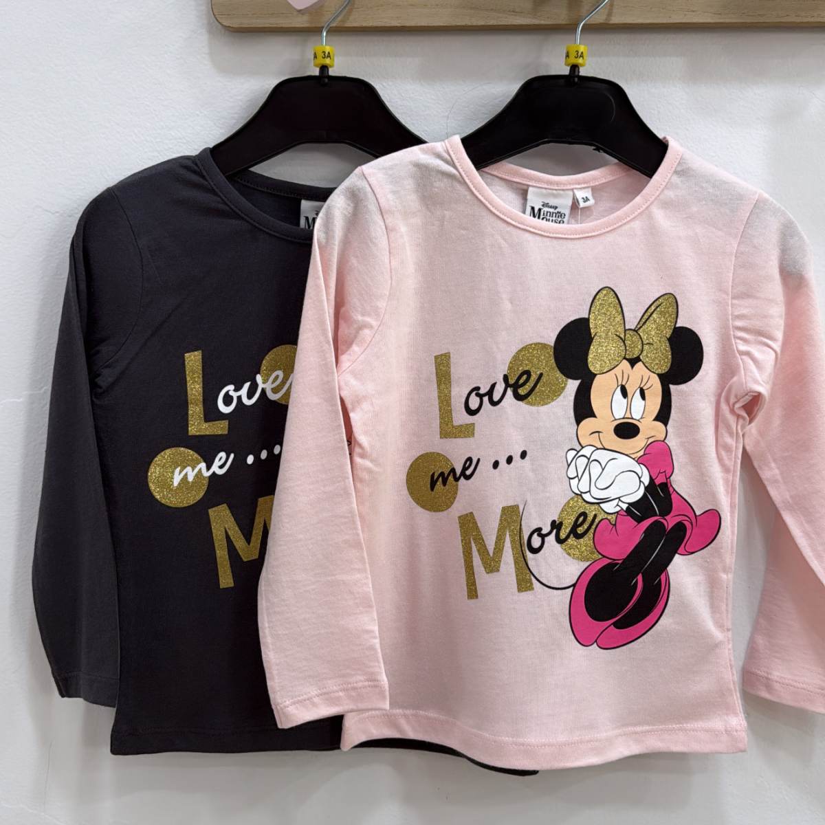 Ver Camiseta niña minnie purpu gris/rosa