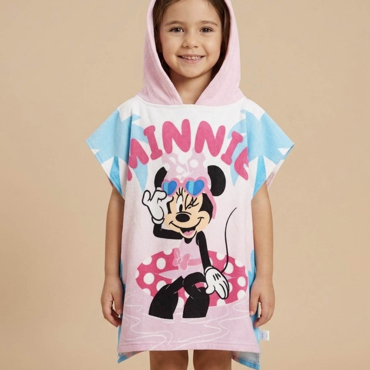 Ver Poncho toalla niña minnie