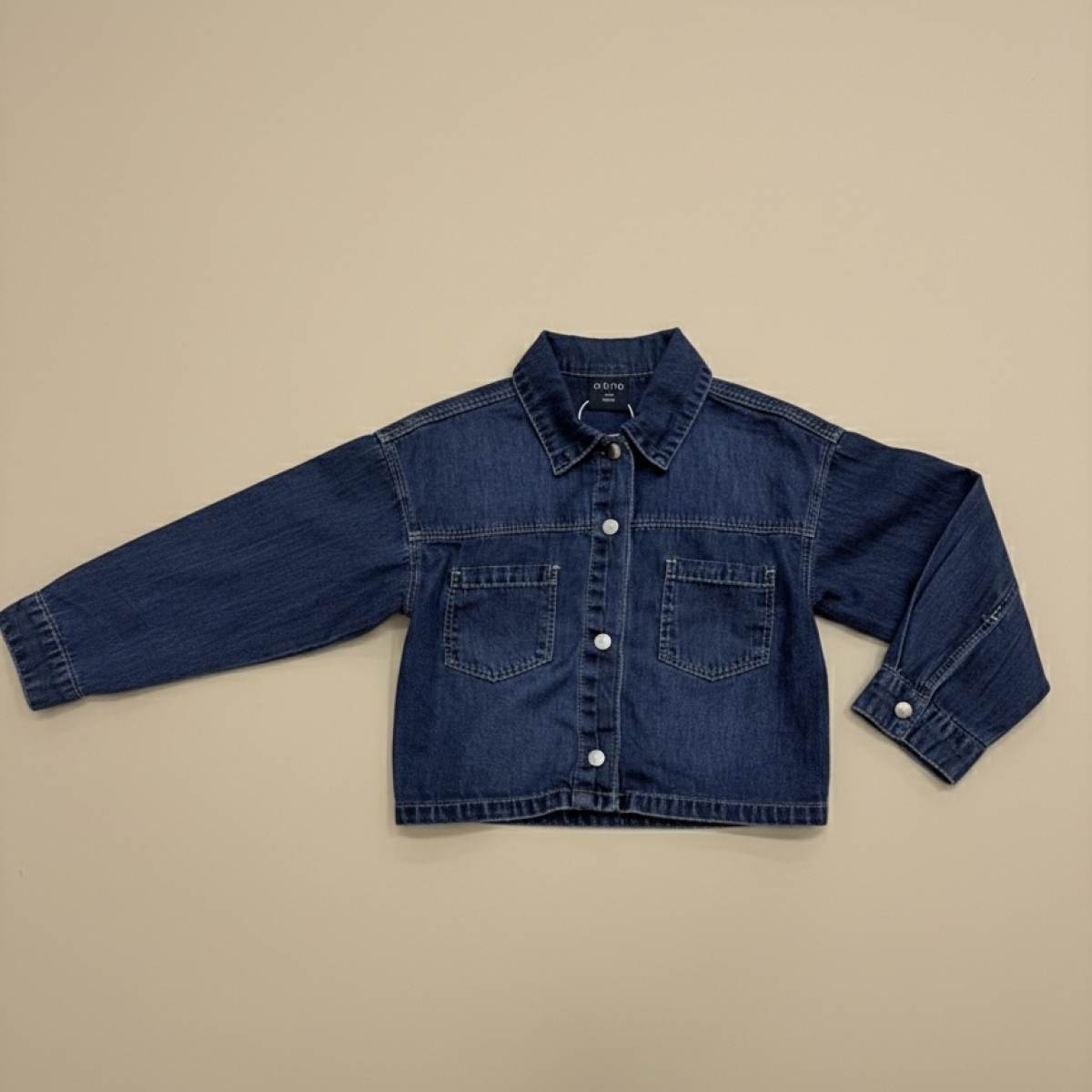Ver Camisa denim oscuro bebé niña