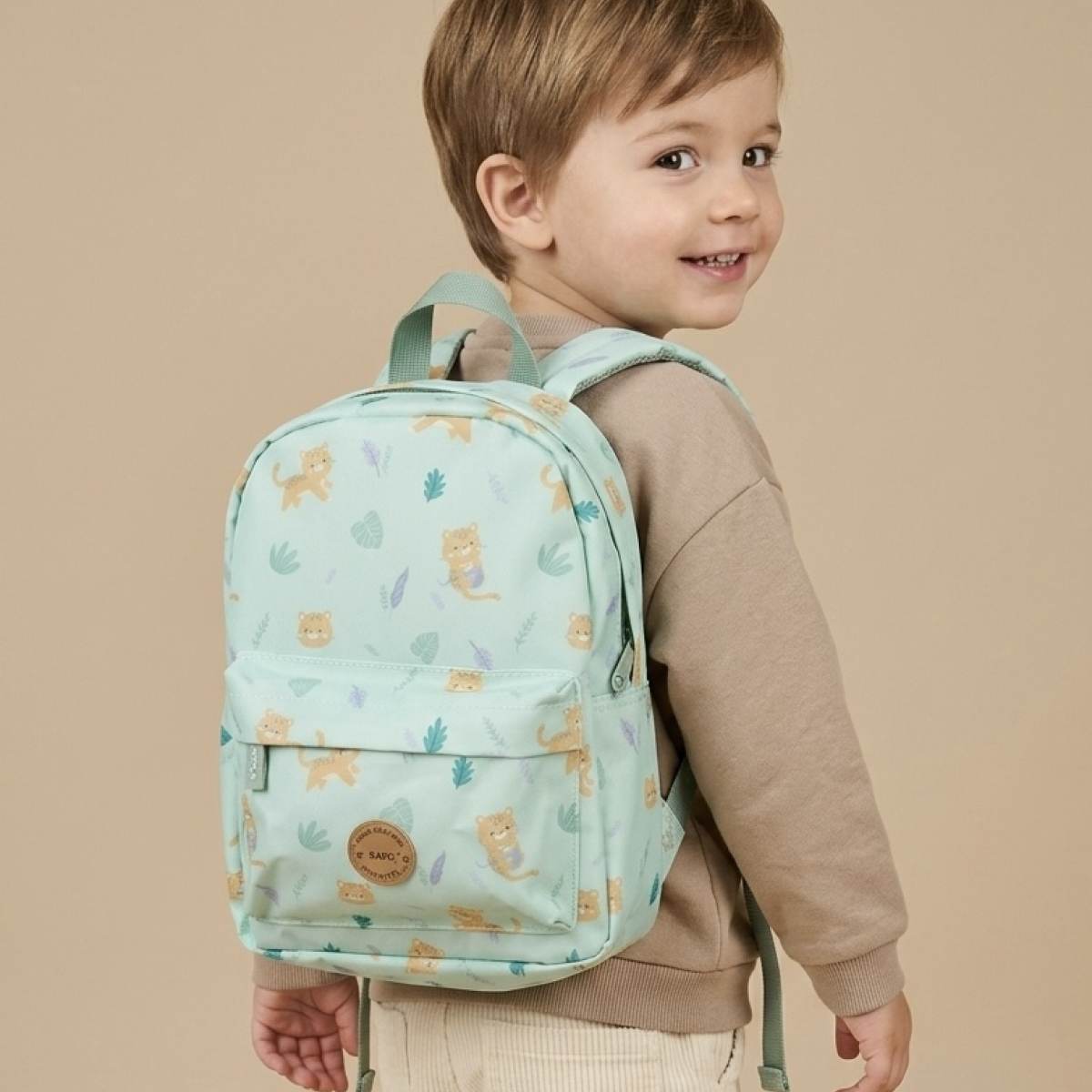 Ver Saro mochila verde tigre