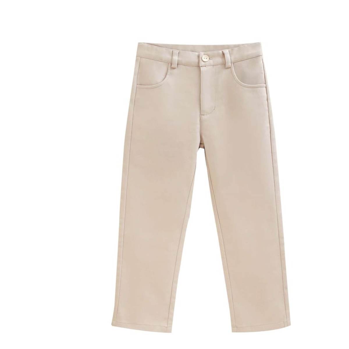 Ver Pantalón niño beige largo