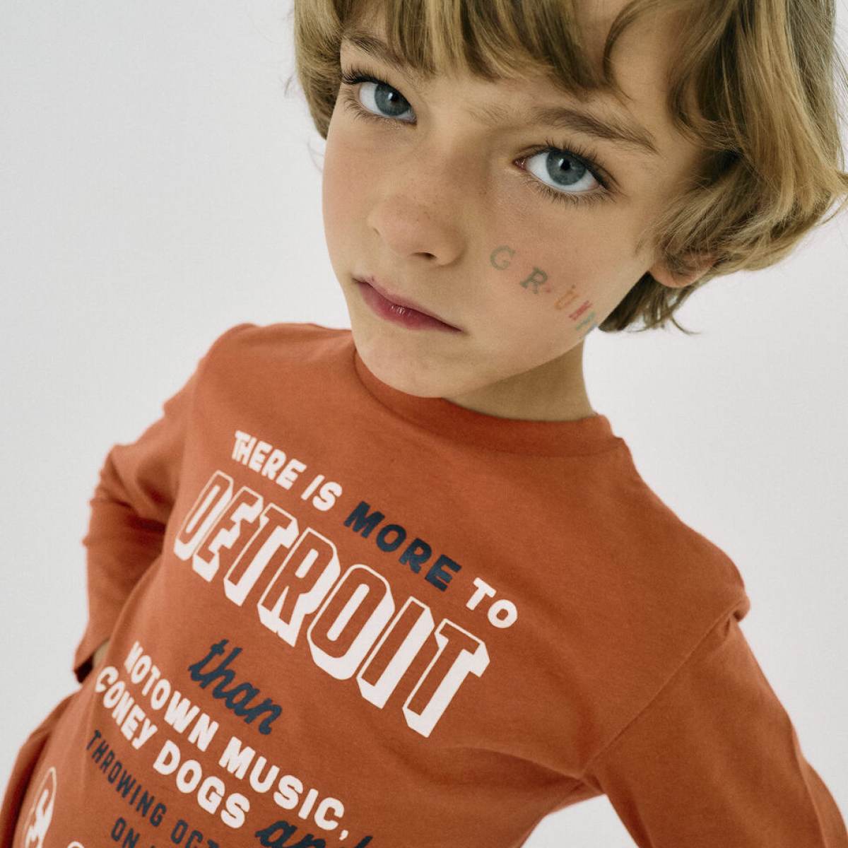 Ver Camiseta niño detroit naranja
