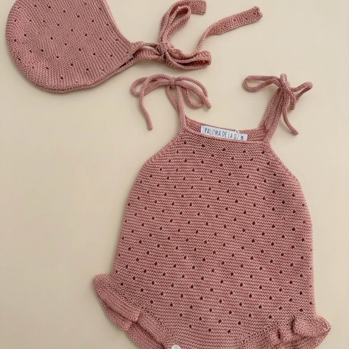 Ver Peto calado bebé niña coral