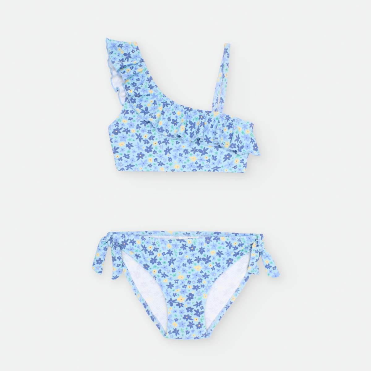 Ver Bikini flores azul os