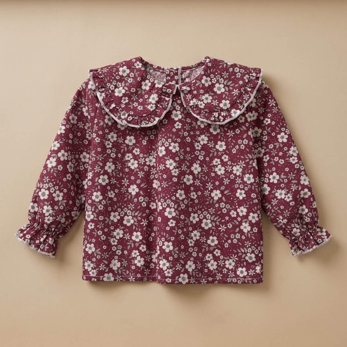 Ver Camisa tinto flores niña y bebé niña