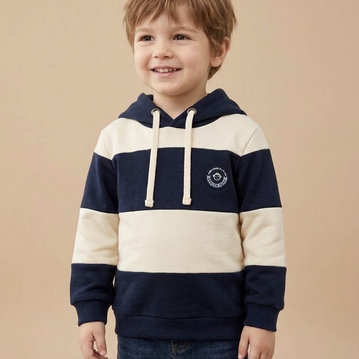 Ver Sudadera niño gorro soccer club bur/marino