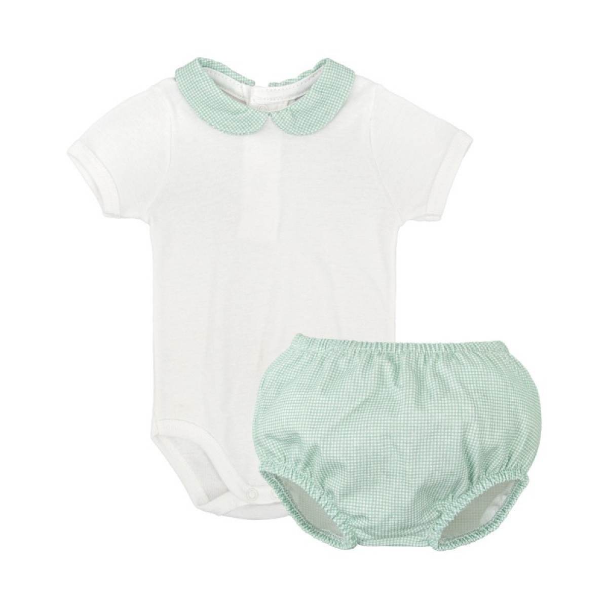 Ver Conjunto body niño dulzura verde