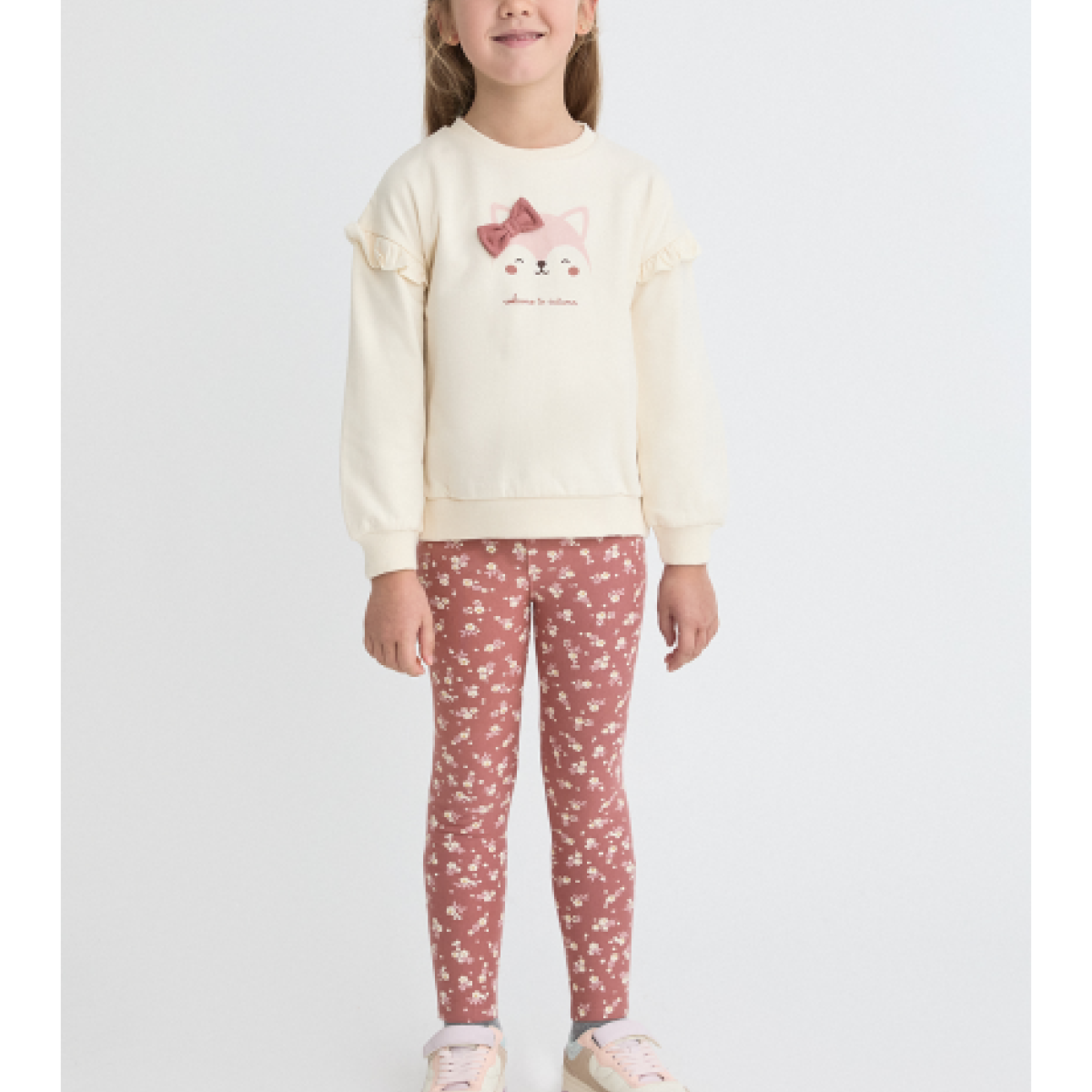 Ver Conjunto niña welcome to autumm lazo