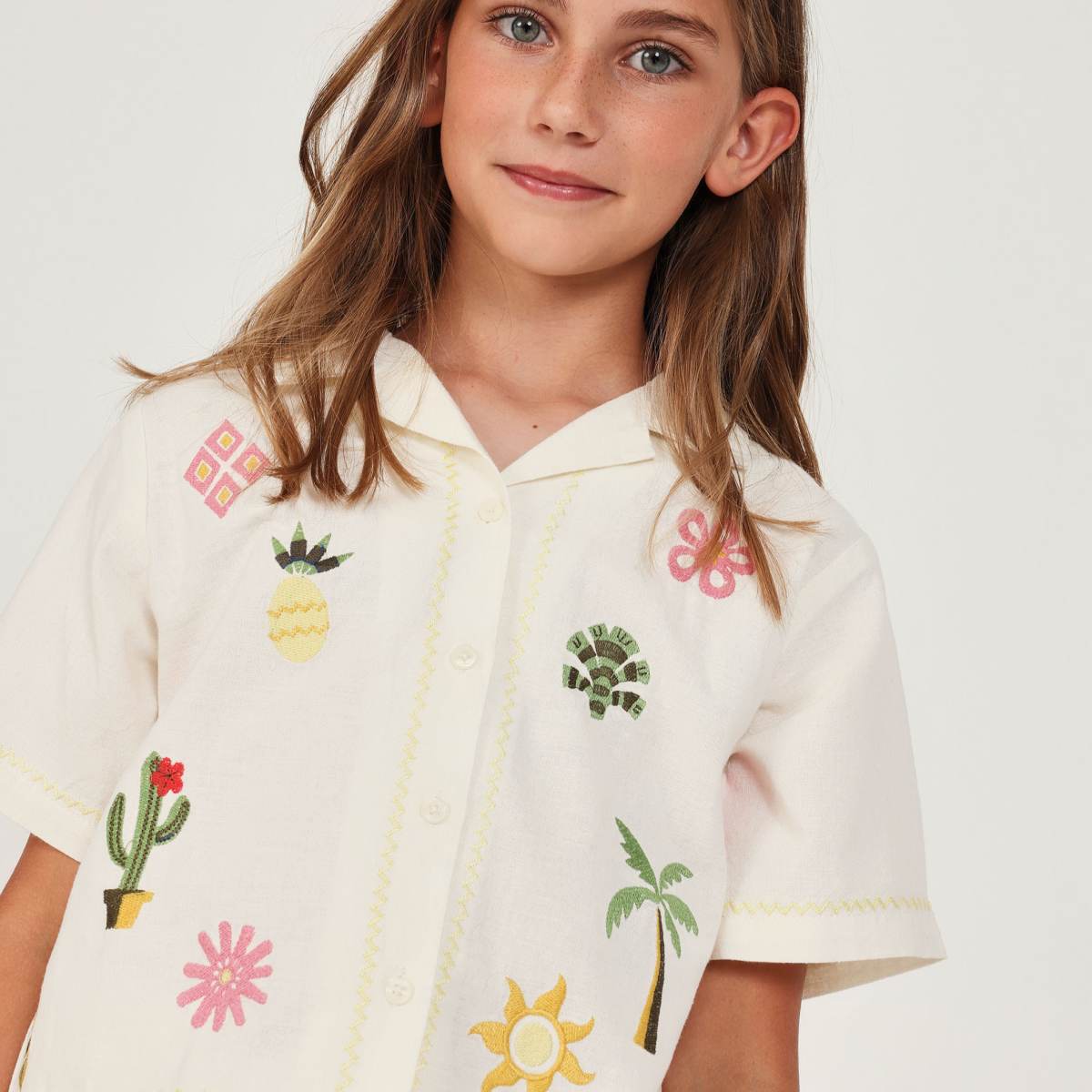 Ver Camisa niña frutas