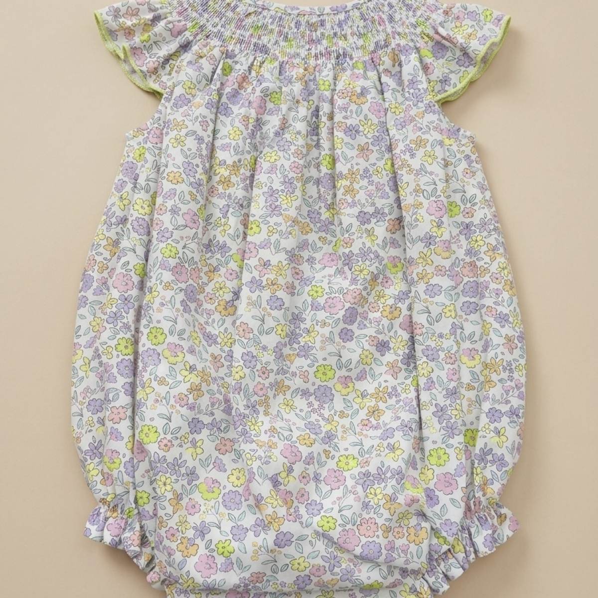 Ver Pelele bebé niña flores flúor