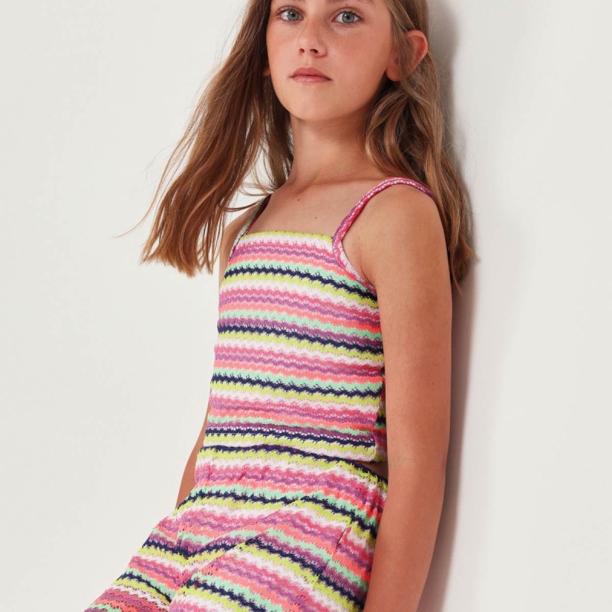 Ver Top niña punto zig zag