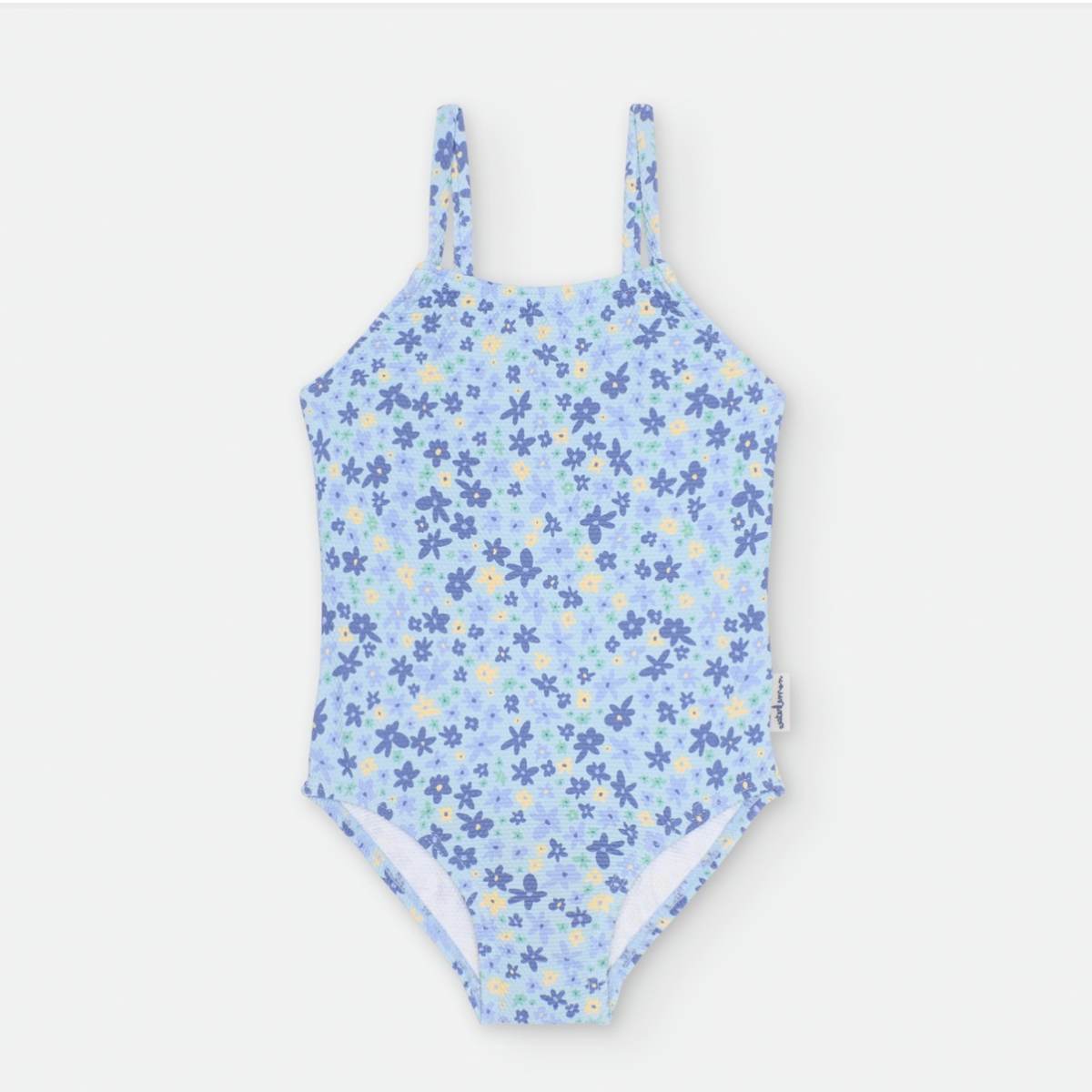 Ver Bañador flores azul os